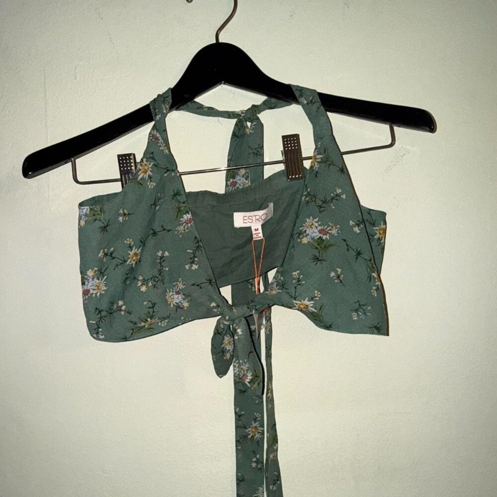 Estro floral halter top